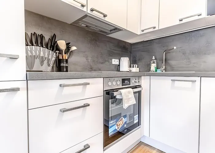 Chic 1br And 1lr With Kingbed, 9 Min To Center Via Metro Відень